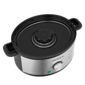 ARDESTO Garų puodas 800W, dubuo-3.4/3.4/3.4l, vandens talpykla-1l, mechaninis valdymas, 3 aukštai, plastikas, juodas - Image 3