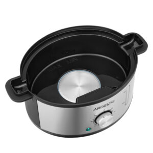 ARDESTO Garų puodas 800W, dubuo-3.4/3.4/3.4l, vandens talpykla-1l, mechaninis valdymas, 3 aukštai, plastikas, juodas - Image 2