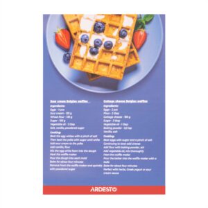 ARDESTO Vaflinė 1200W, korpusas – plastikas, juoda - Image 13