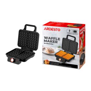 ARDESTO Vaflinė 1200W, korpusas – plastikas, juoda - Image 11