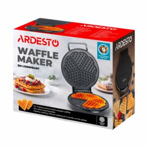 ARDESTO vaflinė 1200W, korpusas – plastikas, juoda - Image 8