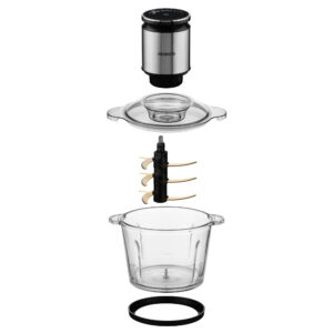 ARDESTO smulkintuvas, 800W, dubuo-3000ml, stiklinis, nerūdijančio plieno korpusas, juodas - Image 7