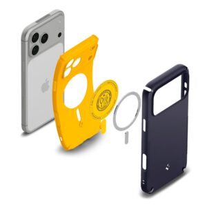 Spigen Nano Pop HIBRIDINIS MagSafe DĖKLAS iPhone 17 Pro / 18 Pro BLUEBERRY NAVY - Image 6