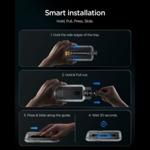 GRŪDINTAS STIKLAS Spigen GLAS.TR 'EZ FIT Pro AC 2-PACK Samsung Galaxy S26 FE SKAIDRUS - Image 6