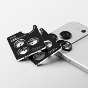 FOTOAPARATO APSAUGA RINGKE CAMERA FRAME PROTECTOR 2-PACK iPhone 18 Pro / Pro Max JUODA - Image 6