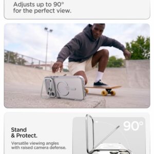 Spigen Ultra Hybrid OPTIK S MagSafe iPhone 17 Pro Max / 18 Pro Max SKAIDRUS/SIDABRINIS - Image 5