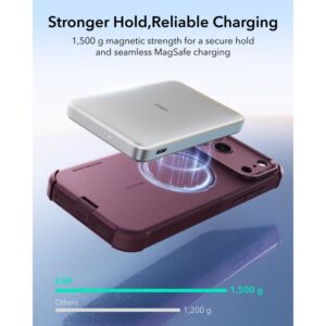 ESR CYBER TOUGH MagSafe iPhone 17 Pro Max / 18 Pro Max TAMSIAI BORDO SPALVOS - Image 6