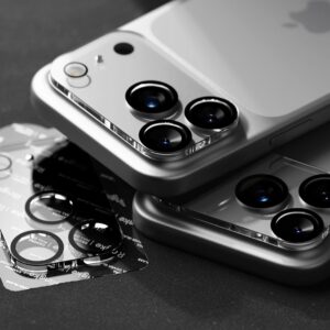 FOTOAPARATO APSAUGA RINGKE CAMERA FULL COVER 2-PACK iPhone 18 Pro JUODA - Image 6