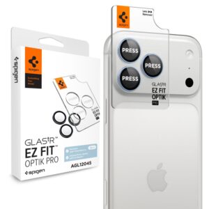 Spigen OPTIK PRO GLAS.TR EZ FIT KAMEROS APSAUGA 2-PACK IPHONE 18 PRO / 18 PRO MAX ŠVIESIAI MĖLYNA
