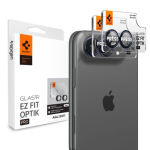 KAMEROS APSAUGA Spigen OPTIK PRO GLAS.TR EZ FIT CAMERA PROTECTOR 2-PACK IPHONE DUO NIGHT SKY