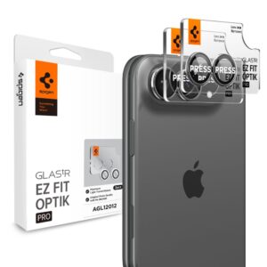 Spigen OPTIK PRO GLAS.TR EZ FIT KAMEROS APSAUGA 2-PACK IPHONE DUO STAR WHITE