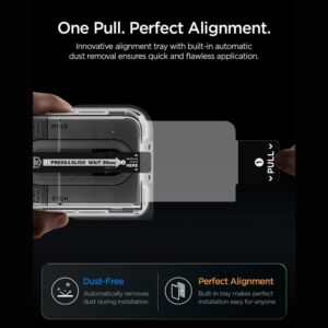 PRIVATUMĄ UŽTIKRINANTIS STIKLAS Spigen GLAS.TR EZ FIT PRO AC IPHONE DUO PRIVACY - Image 6