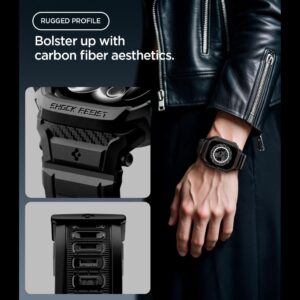 Spigen RUGGED ARMOR PRO APPLE WATCH 12 (46 MM) MATINĖ JUODA - Image 6