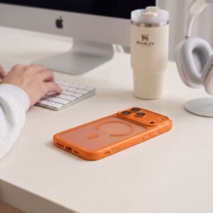 TECH-PROTECT MAGPEAK MagSafe CC iPhone 17 Pro Max / 18 Pro Max MATINIS COSMIC ORANGE - Image 6