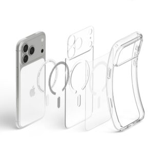 Spigen Ultra Hybrid MagSafe iPhone 17 Pro Max / 18 Pro Max SKAIDRUS/BALTAS - Image 6