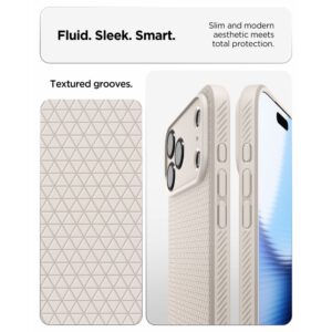 Spigen Liquid Air iPhone 17 Pro / 18 Pro NATURAL TITANIUM - Image 6