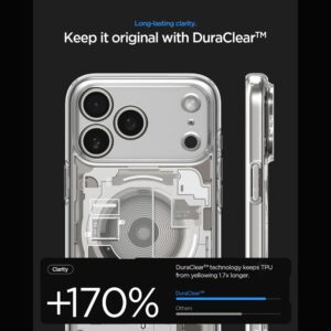 Spigen Ultra Hybrid MagSafe iPhone 17 Pro / 18 Pro ZERO ONE NATŪRALUS TITANAS - Image 6