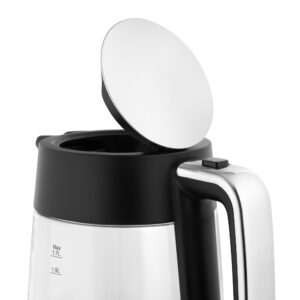 ARDESTO Elektrinis virdulys ARDESTO, 1.7l, stiklinis, Otter, juodas - Image 7