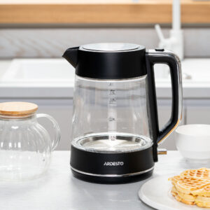ARDESTO Elektrinis virdulys ARDESTO, 1.7l, stiklinis, Otter, juodas - Image 12