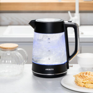 ARDESTO Elektrinis virdulys ARDESTO, 1.7l, stiklinis, Otter, juodas - Image 4