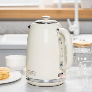 ARDESTO Elektrinis virdulys ARDESTO, 1.8l, metalinis, Strix, smėlio spalvos - Image 9