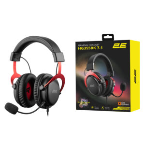 2E Gaming ausinės HG355, 7.1, mini-jack/dual 3.5mm/USB-A, 1.5/1.5/0.2m, juodos - Image 10
