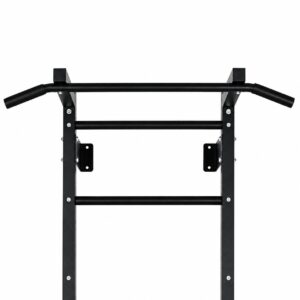Gimnastikos sienelė 228 cm, prisitraukimų skersinis vaikams ir suaugusiems, juoda MOVEPRO - Image 7