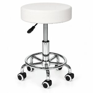 Besisukanti kėdė taburetė su ratukais kosmetologinė medicininė reguliuojama kėdė juoda ModernHome - Image 7