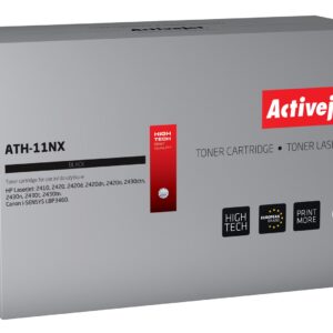 Activejet ATH-11NX (tinkamas naudoti vietoje HP 11X Q6511X, Canon CRG-710H; Supreme; 13500 puslapių; juodas)