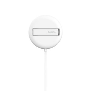 Belkin BoostCharge Pro magnetinis įkroviklis 15W USB-C – MagSafe ir Qi2 – Baltas