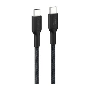 Belkin BoostCharge Pro pintas USB-C į USB-C laidas – 1 metras – juodas