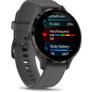 Garmin Venu 3S 3,05 cm (1.2") AMOLED 41 mm Skaitmeninis 390 x 390 pikseliai Lietimui jautrus ekranas Pilka „Wi-Fi“ GPS (palydovinis) - Image 3