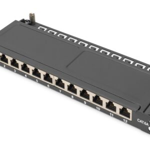 Digitus DN-91612S-SL-EA komutacinė panelė 1U/2U - Image 1
