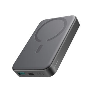 Joyroom JR-W020 20W 10000mAh MagSafe išorinė baterija + USB-C – USB-C 0,25 m laidas – Juoda