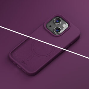 Etteri silikoninis Mag dėklas, skirtas iPhone 13 6,1", tamsios vyšnios spalvos - Image 6