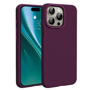 Etteri silikoninis Mag dėklas, skirtas iPhone 15 Pro 6,1" tamsios vyšnios spalvos