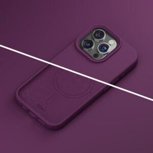 Etteri silikoninis Mag dėklas, skirtas iPhone 16 Pro 6,3", tamsios vyšnios spalvos - Image 6