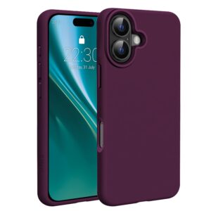 Etteri silikoninis Mag dėklas, skirtas iPhone 17 6,3'' tamsios vyšnios spalvos
