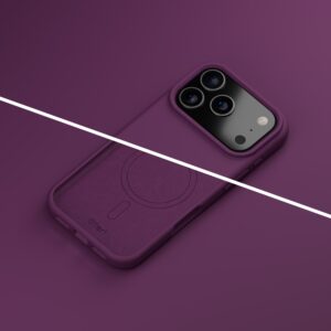 Etteri silikoninis Mag dėklas, skirtas iPhone 17 Pro / 18 Pro 6,3'' tamsios vyšnios spalvos - Image 6