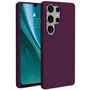 Etteri silikoninis Mag dėklas, skirtas Samsung Galaxy S26 Ultra, tamsios vyšninės spalvos