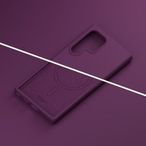 Etteri silikoninis Mag dėklas, skirtas Samsung Galaxy S26 Ultra, tamsios vyšninės spalvos - Image 6