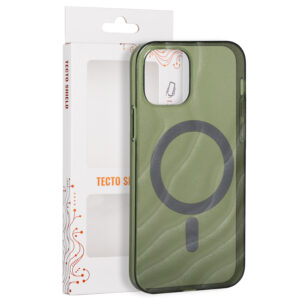 Tecto Shield Desert Mag dėklas, skirtas iPhone 12 / 12 Pro 6,1" tamsiai alyvuogių spalvos