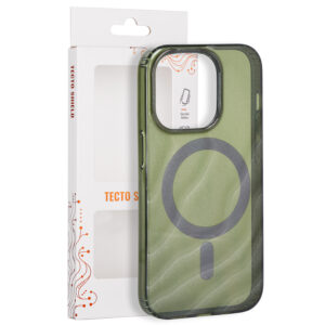 Tecto Shield Desert Mag dėklas, skirtas iPhone 15 6,1" tamsiai alyvuogių spalvos