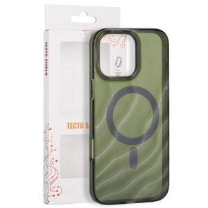 Tecto Shield Desert Mag dėklas, skirtas iPhone 16 Pro Max 6,9" tamsiai alyvuogių spalvos