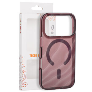 Tecto Shield Desert Mag dėklas, skirtas iPhone 17 Pro 6,3" / iPhone 18 Pro 6,3", raudonmedžio spalvos