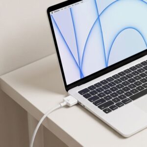 TECH-PROTECT MMC01 ULTRABOOST MAGNETINIS MACBOOK KABELIS USB-C Į MagSafe 3 140W 300CM BALTAS - Image 6