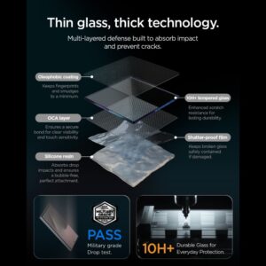 GRŪDINTAS STIKLAS Spigen GLAS.TR 'EZ FIT Pro AC 2-PACK Samsung Galaxy S26 FE SKAIDRUS - Image 7