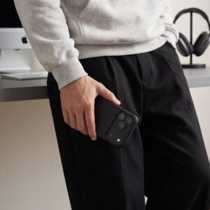 Tech-Protect MAGCAM MagSafe iPhone 17 Pro / 18 Pro CARBON JUODAS - Image 7