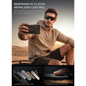 SupCase UB GRIP MAG MagSafe iPhone 17 Pro / 18 Pro JUODAS - Image 7