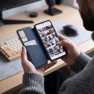Tech-Protect SMART WALLET Samsung Galaxy S26 FE TAMSIAI MĖLYNAS - Image 7